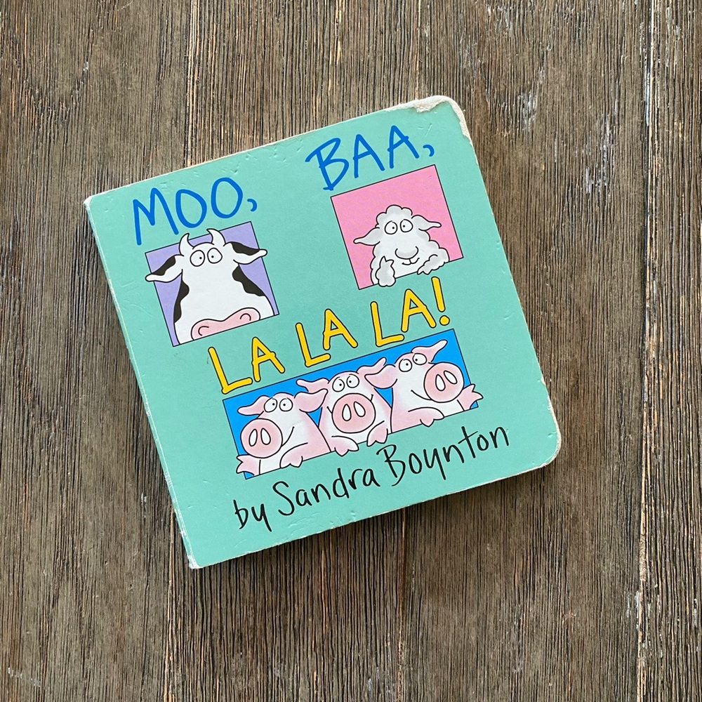 4/$10 Moo Baa LaLaLa board book